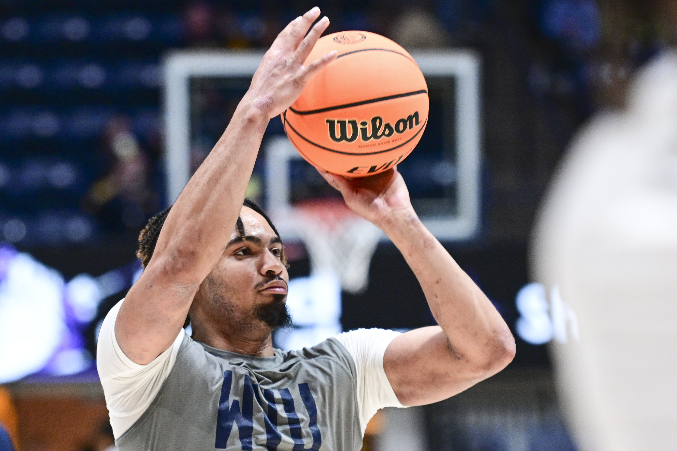 WVU's Aden Tagaloa-Nelson fulfilling childhood dream as a 2-sport college athlete